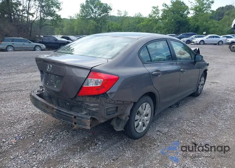 2012 Honda Civic Lx z USA, uszkodzony, nr VIN 19XFB2F53CE322579